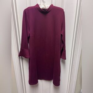 Burgundy dress